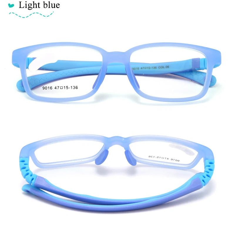 BCLEAR Ultralight Flexible Soft Kids Frame Children Optical Spectacle Frame Glasses for Sight Eyeglass Lunettes De Vue Enfant