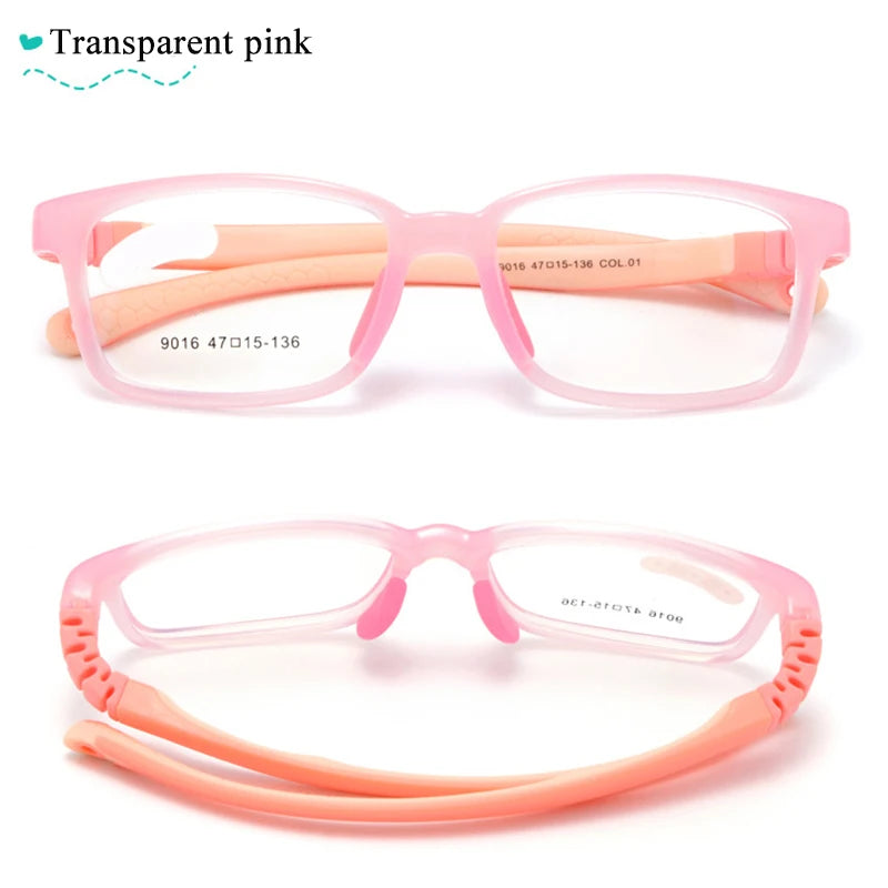 BCLEAR Ultralight Flexible Soft Kids Frame Children Optical Spectacle Frame Glasses for Sight Eyeglass Lunettes De Vue Enfant