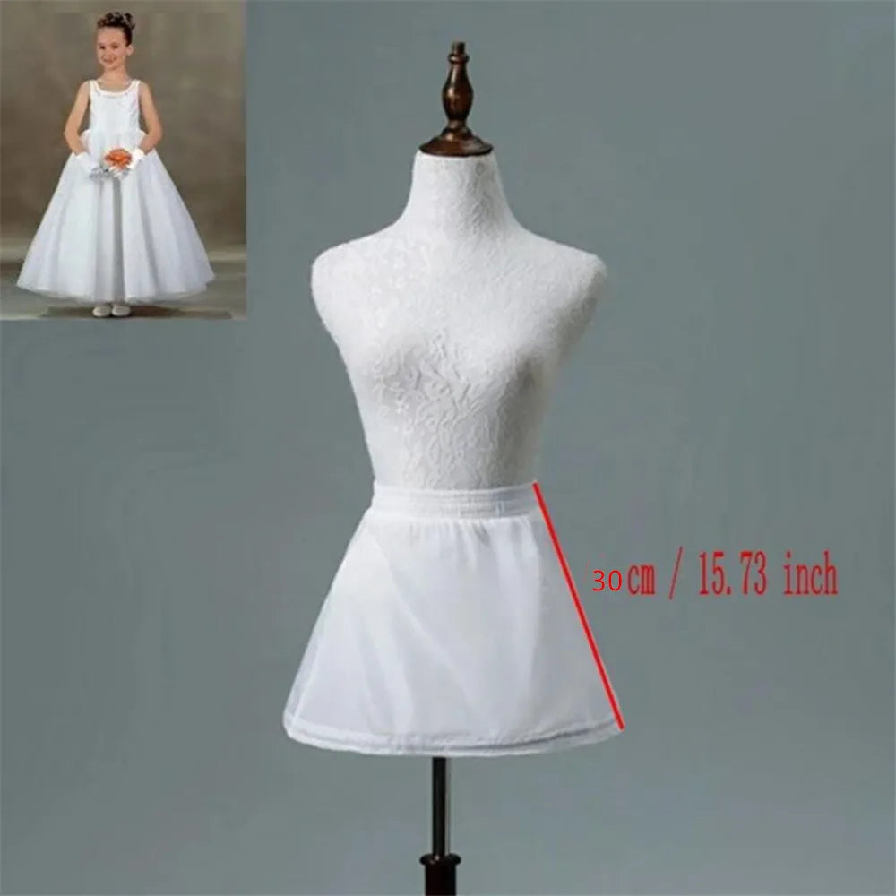 Lolita Ballet Flower Girls Petticoat Underskirt Cosplay Party Short Dress Jupon Enfant Tutu Skirt Enaguas Sottogonna Mini
