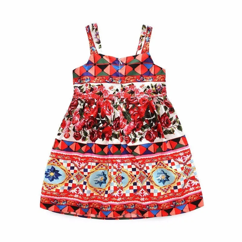 2025 European Style Kids Princess Dresses Teenage Girls Clothing Robe Enfant Fille Child Summer Vestido Party Girls Dresses