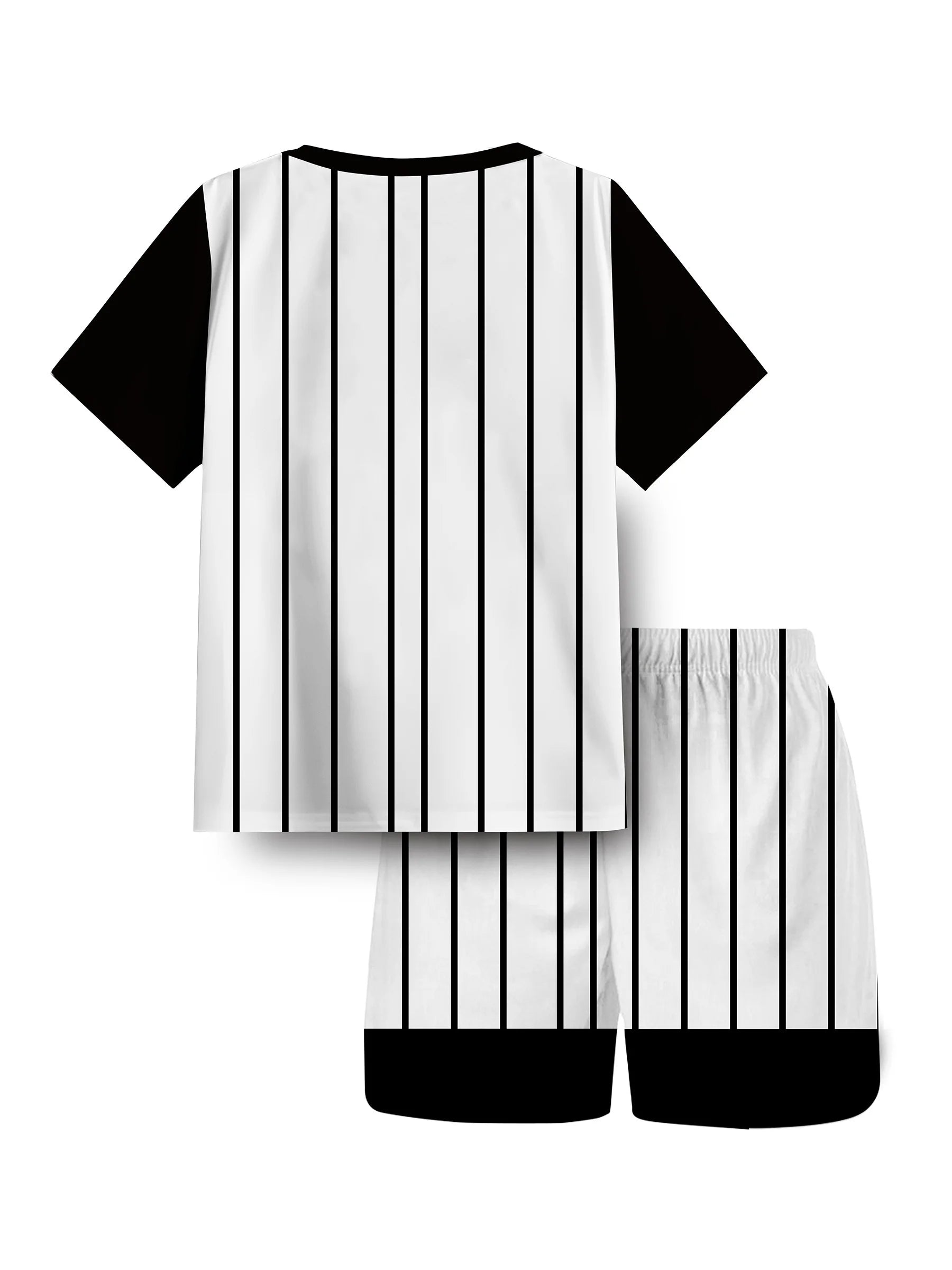 Summer 2025 new children's set for boys and girls, short sleeves and shorts, comfortable and breathable, 3d printed polyester fi