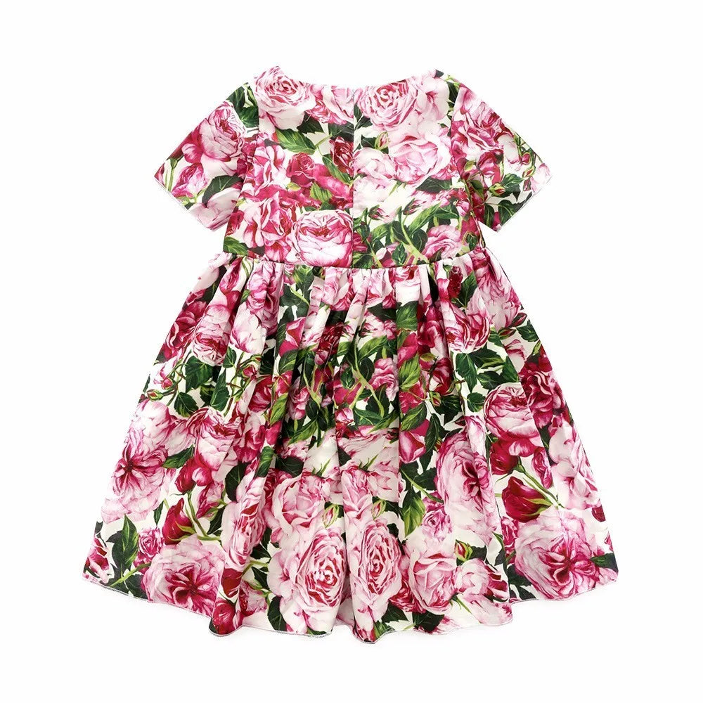 2025 European Style Kids Princess Dresses Teenage Girls Clothing Robe Enfant Fille Child Summer Vestido Party Girls Dresses